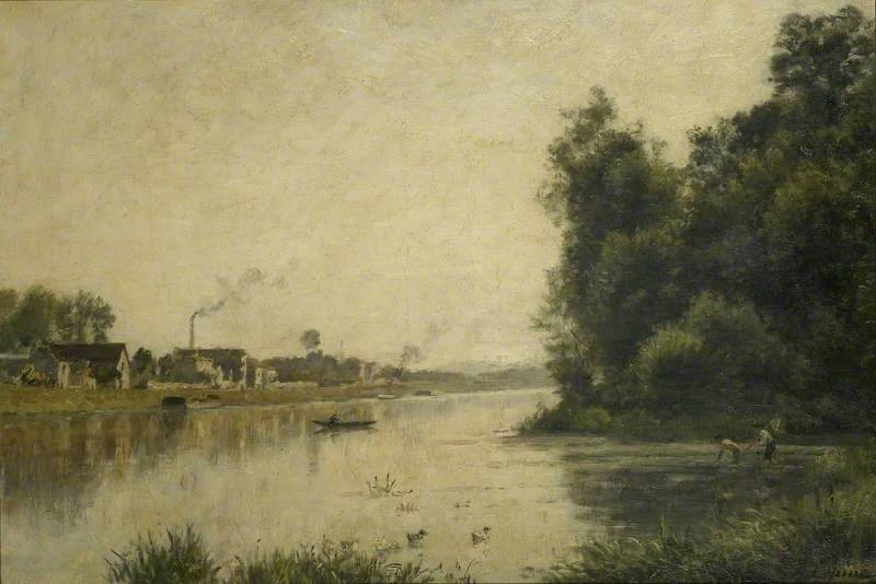 La Senna a Le Garenne Saint - Denis, Ashmolean Museum, Oxford